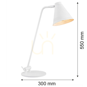 Lampă de masă ARGON AVALONE albă E27 8000 small 5