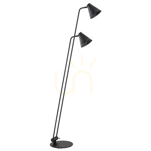 Lampă de podea Argon AVALONE neagră oțel E27 7077 small 1