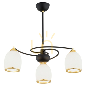 Candelabru ARGON AVILA PLUS alb, sticlă opal mat, 3xE27, 6144 small 0