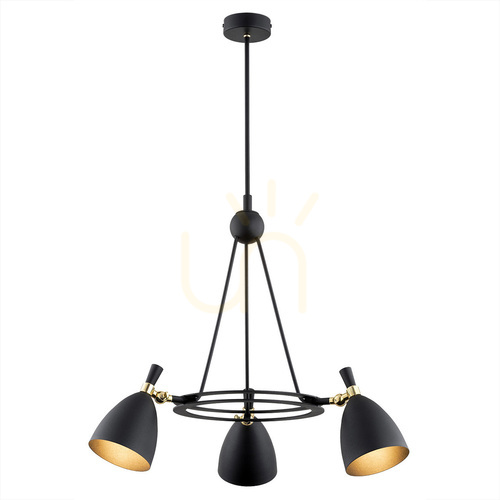 Verifica Candelabru Argon Charlotte negru 3xE27 6149