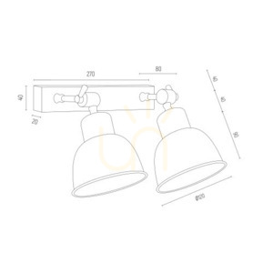 Aplică perete Argon Eufrat crom 2xE27 IP20 SKU 671 small 2