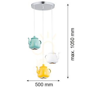 Pendul ARGON JAMAJKA 3xGU10 IP20 multicolor 1326 small 1