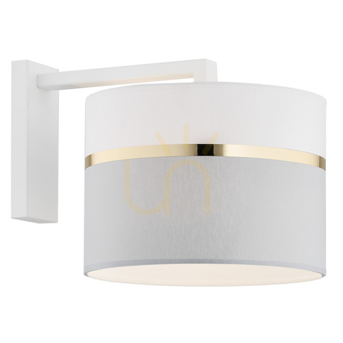 Verifica Lampa de perete ARGON KASER alb-gri auriu E27 IP20 4293