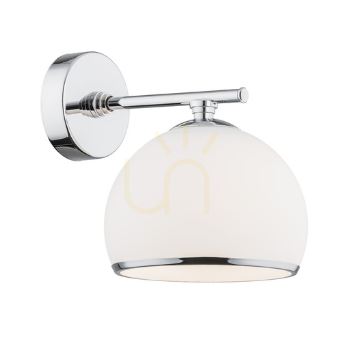 Verifica Aplică Argon Marbella albă opal crom E27 4254