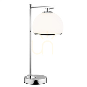Lampă de masă Argon Marbella Plus albă sticlă crom 8121 small 0