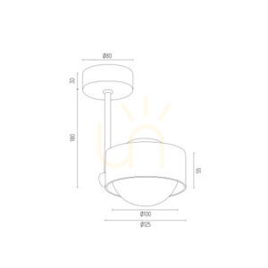 Pendul ARGON Massimo Plus bleumarin opal mat G9 IP44 8062 small 2