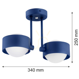 Pendul ARGON MASSIMO PLUS alb opal mat G9 IP44 7090 small 1