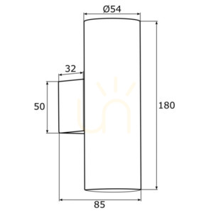 Lampă de perete Argon MITOS crom GU10 2x5W IP20 912 small 2