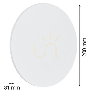 Aplică LED ARGON OREGON 3855 albă 4,5 W IP20 small 2