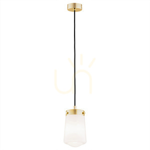 Lampă suspendată ARGON Pasadena albă opal mat alamă E27 8004 small 0