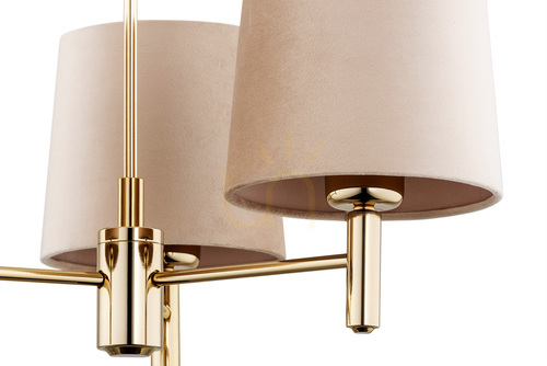 Verifica Candelabru Argon PONTE PLUS bej catifea 3xE27 6109