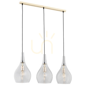 Lampa suspendata ARGON Santana 3xE27 alamă transparentă 1444 small 0