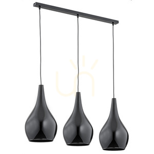 Lampă suspendată Argon Santana neagră 3xE27 IP20 1409 small 0