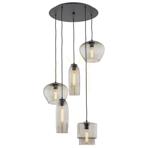 Pendul ARGON SERAFINO negru fumuriu 5xE27 IP20 2080 small 0