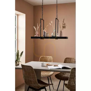 Pendul Markslojd 105780 negru metal 3 becuri LED 80 cm small 2