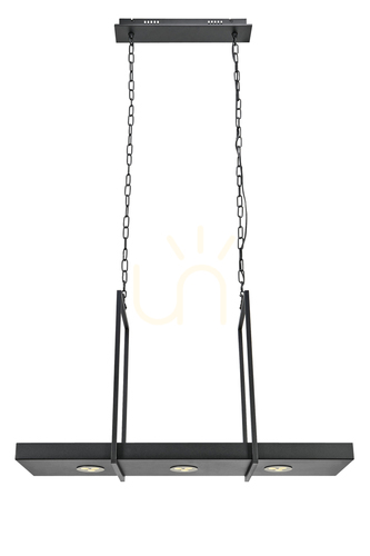 Verifica Pendul Markslojd 105780 negru metal 3 becuri LED 80 cm