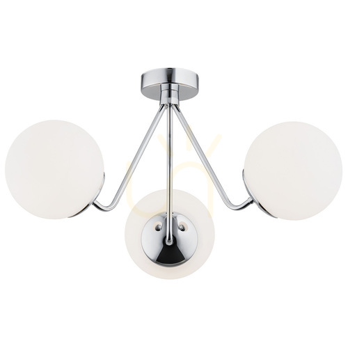 Verifica Candelabru ARGON TOMAR alb opal crom 3xE27 IP20 1477