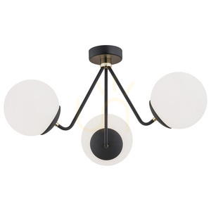 Candelabru Argon TOMAR alb opal sticlă E27 1478 small 0