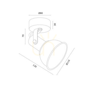 Lampa de perete ARGON Twist negru alamă E14 1x7W 4900 3 Lampa de perete ARGON Twist negru alamă E14 1x7W 4900 small 3