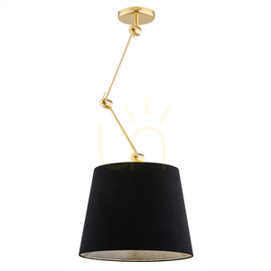 Lampă suspendată Argon ZAKYNTOS PLUS neagră alamă E27 4896 small 0