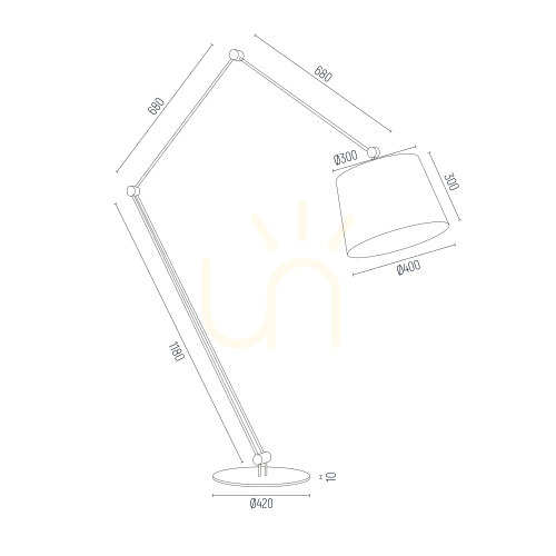 previzualizare Lampadar Argon Zakyntos Bis 3952 negru/crom E27 15 W Lampadar Argon Zakyntos Bis 3952 negru/crom E27 15 W