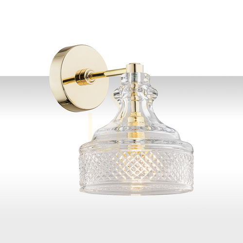 Verifica Aplică ARGON CRUZ transparentă cristal alamă E14 IP20 4199
