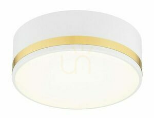 Plafonieră Argon Amore alb aur sticlă 35 cm 2xE27 7035 small 3