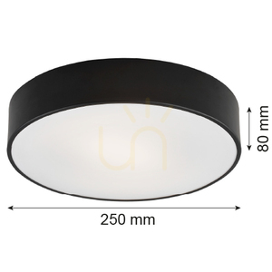 Plafond ARGON Darling 3081 negru 2xE27 IP20 small 7