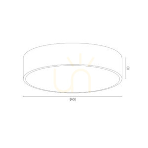 Plafon Argon Darling aur 3xE27 450 mm IP20 1458 small 5
