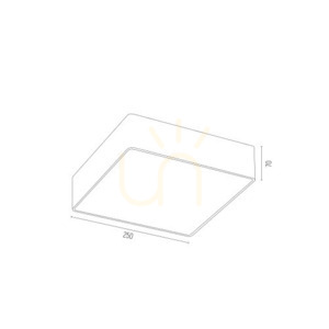 Plafond LED Argon Ontario alb 25 cm 15W 1950 lm 3572 small 3