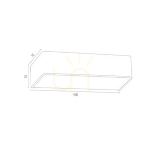 Lampă de perete Argon RODAN albă 2xE27 IP20 SKU 656 small 3