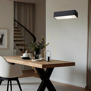 Aplica de perete ARGON RODAN neagra 2xE27 400 mm SKU 657 small 1