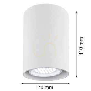 Plafonieră Argon TYBER 3119 albă GU10 1 × 5 W small 1