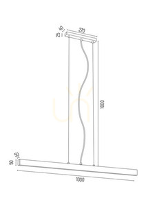 Lampă suspendată LED ARGON Vermont alb 24W IP20 3950 small 3