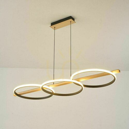 Verifica Lampă suspendată Zuma Line ALMERIA MD3913-3-3BWLT negru LED