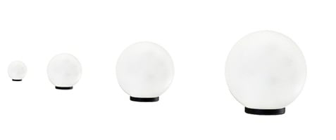 Verifica Set de bile decorative de grădină - LUNA BALLS 25, 30, 40, 50 cm + LED - PREMIUM - UV