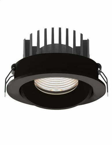 Verifica Ochelar de tavan incastrat Max Light CykloP H0095 4000K negru LED 12W IP65 Ø6 cm