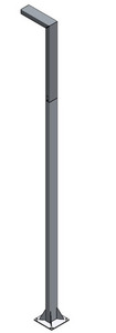 Lampă de exterior pe stâlp NORLYS Asker Aluminiu LED 19.9W 3000K 350 cm 5200GR small 0