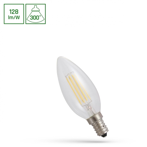 Verifica Lumânare cu led E14 230 V 5.5 W Cog Ww Spectrul clar