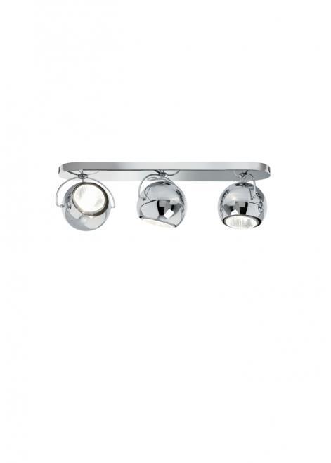Verifica Fabbian Beluga Steel Triple Plafond/Chandelier - D57 G21 15 Fabbian Beluga Steel Triple Plafond/Chandelier - D57 G21 15
