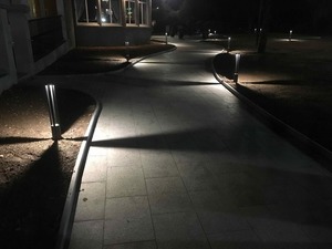 Stâlpul de iluminare din metal gri, Moară de vânt LED 80cm 10W 6400K / 4000K / 2700K small 3