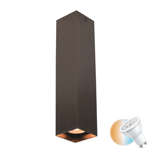 Lampă de suprafață Italux Ander GU10 maro aluminiu CLN-28394-L-BRO small 0