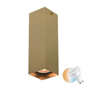 Lampă de suprafață Italux Ander GU10 neagră aluminiu CLN-28394-M-GD small 0