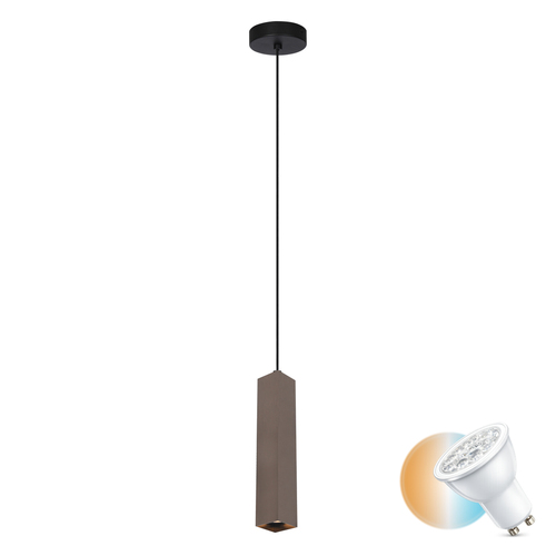 Verifica Pendul Italux Ander GU10 bronz, aluminiu, 30 cm, PND-28394-1-BRO