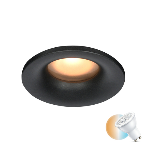 Verifica Lumină încastrată Italux Barto GU10 negru IP44 8.5 cm DL-60327-IP44-BK