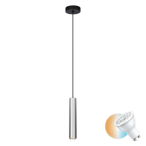 Verifica Lampă suspendată Italux Lopus GU10 aluminiu argintiu PND-48930-1-ALU