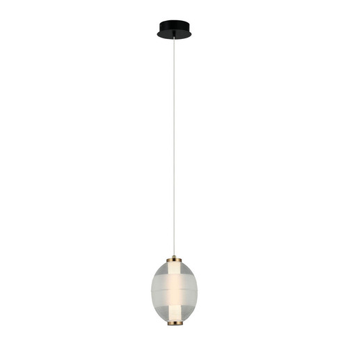 Verifica Pendul Italux Rinot LED alb sticlă 8W 3000K IP20 PND-45372-1-WH-CL