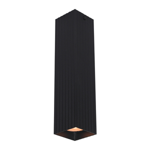 Lampă de suprafață Italux Tecno GU10 neagră aluminiu CLN-37492-L-BK small 1