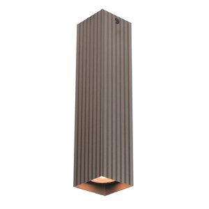 Lampă de suprafață Italux Tecno GU10 maro aluminiu CLN-37492-L-BRO small 1