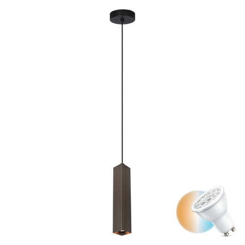 Verifica Pendul Italux Tecno GU10 bronz, aluminiu, PND-37492-1-BRO